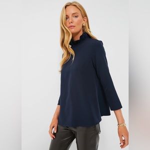 BRAND NEW Tuckernuck Navy Faye Blouse